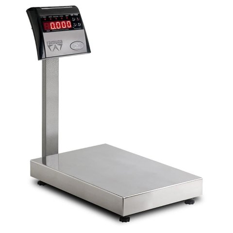 Balança Industrial Aço Carbono 150KGX50G para Padeiro com Bateria
