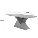 Ver imagem 5 de Mesa Aster 180 Tampo em MDF Canto Reto com 6 Cadeiras Liz Moderna