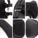 Ver imagem 7 de Mochila Pet Bolsa Transporte Caes Gatos Cachorros Bag Dog Mala Viagem Canguru Multiuso Preta