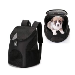 Mochila Pet Bolsa Transporte Caes Gatos Cachorros Bag Dog Mala Viagem Canguru Multiuso Preta