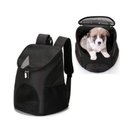 Ver imagem 1 de Mochila Pet Bolsa Transporte Caes Gatos Cachorros Bag Dog Mala Viagem Canguru Multiuso Preta