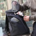 Ver imagem 6 de Mochila Pet Bolsa Transporte Caes Gatos Cachorros Bag Dog Mala Viagem Canguru Multiuso Preta