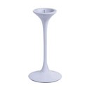 Ver imagem 2 de Mesa Saarinen Lateral Fórmica Preta 42cm - Base Branca