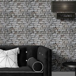 Papel de Parede Adesivo 3d Pedra Tijolo Miracema Lavável - 3