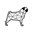 Ver imagem 1 de Painel Decorativo Animal Cachorro Pug - 151