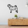 Painel Decorativo Animal Cachorro Pug - 115 - 2