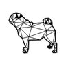 Painel Decorativo Animal Cachorro Pug - 115 - 1