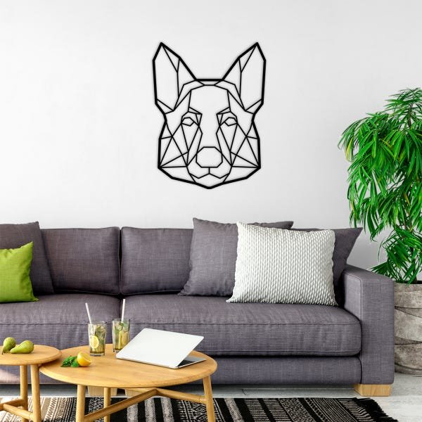 Painel Decorativo Animal Cachorro Pastor Alemão - 112 - 2