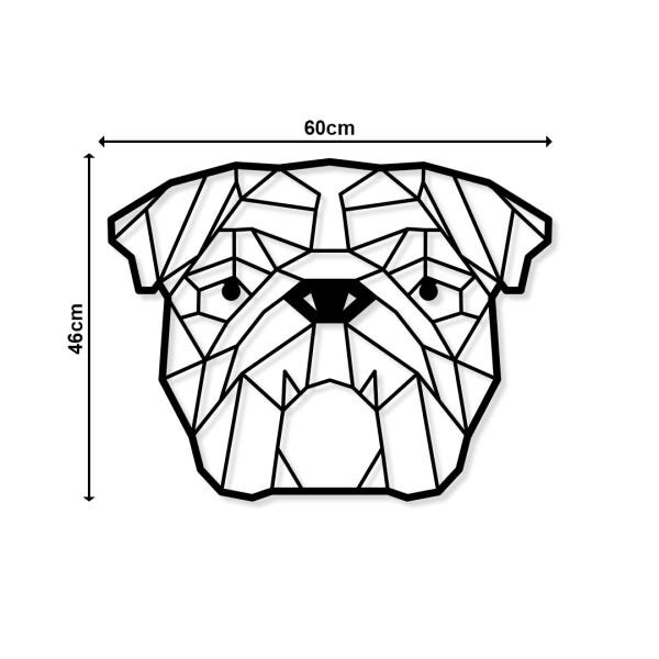 Painel Decorativo Animal Cachorro Buldogue Inglês - 080 - 3