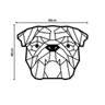 Painel Decorativo Animal Cachorro Buldogue Inglês - 080 - 3