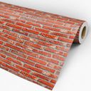 Ver imagem 3 de Papel de Parede Adesivo Tijolo Vermelho - 032