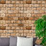 Papel de Parede Adesivo Tijolo Rústico - 001 - 1