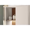 Ver imagem 3 de Rack Bancada P/ Tv até 45 Pol Mondrian 1.36 C/ 1 Porta e 2 Nichos 136cm Off White Mr/freijo -