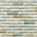 Ver imagem 2 de Papel de Parede Adesivo Tijolo Mesclado Verde - 007