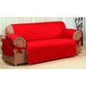 Capa Protetora de Sofa Microfibra 02 e 03 Lugares Vermelho - 4