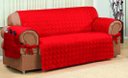 Ver imagem 4 de Capa Protetora de Sofa Microfibra 02 e 03 Lugares Vermelho