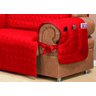 Capa Protetora de Sofa Microfibra 02 e 03 Lugares Vermelho - 3