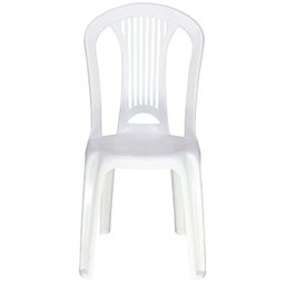 Conjunto 4 Cadeiras de Plástico Polipropileno Bistrô para Bar Atlântida - Tramontina - Branco 92013/ - 3