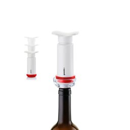 Bomba a Vácuo Manual 6,4 X 4,5 X H11,2 Cm - Saveit - Branco e Vermelho - Guzzini - 2