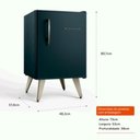 Ver imagem 5 de Frigobar Brastemp Retrô 76l Verde 110v Bra08hnana