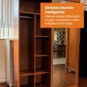 Ver imagem 4 de Guarda Roupa Mali 2 Portas de Correr 100 MDF - Móveis Europa