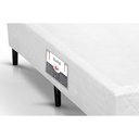 Ver imagem 3 de Cama Box Base Solteiro Poli Tecido White (96x203x23) - Castor