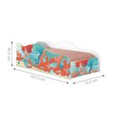 Ver imagem 2 de Cama Infantil Sereia Ruiva Mdf Encantadora Tema Fundo do Mar