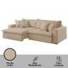 Sofá Zen Linho 02 Módulos 120 Cm B25 Meu Sofá Online A226 Linho Bege - 2
