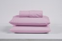 Ver imagem 1 de Lençol Cama Box Casal 200 Fios 3 Peças Conjunto 100% Algodão:rosa