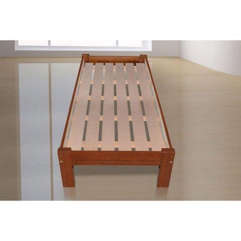 Cama Turca Solteirão Porto Angelim Pedra/Tauari Mel