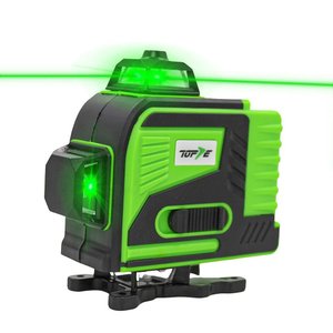 Ferramenta Nível de Laser 4d Verde 16 Linhas Nivelador 360