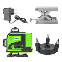 Ferramenta Nível de Laser 4d Verde 16 Linhas Nivelador 360 - 5