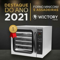 Forno Convector Elétrico com Vapor 5 Esteiras WCV-535D Wictory - 5