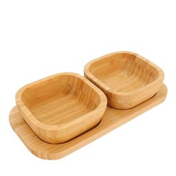 Jogo de Petisqueira com Base em Bambu Ecokitchen Ecológica - 1