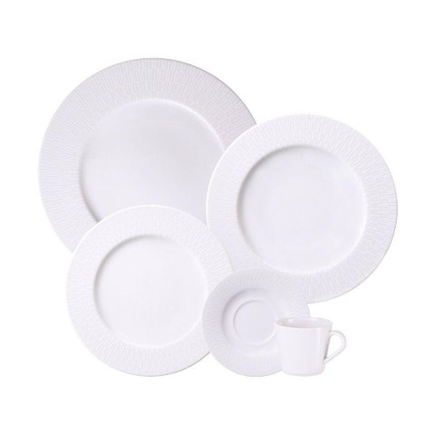 Aparelho de Jantar Tramontina Santorini em Porcelana Decorada 20 Peças Tramontina