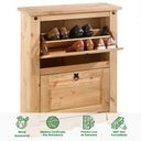 Ver imagem 2 de Sapateira Madeira 2 Portas Basculantes 10 Pares Rústico Idimex