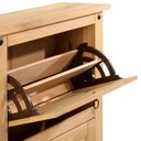 Ver imagem 4 de Sapateira Madeira 2 Portas Basculantes 10 Pares Rústico Idimex