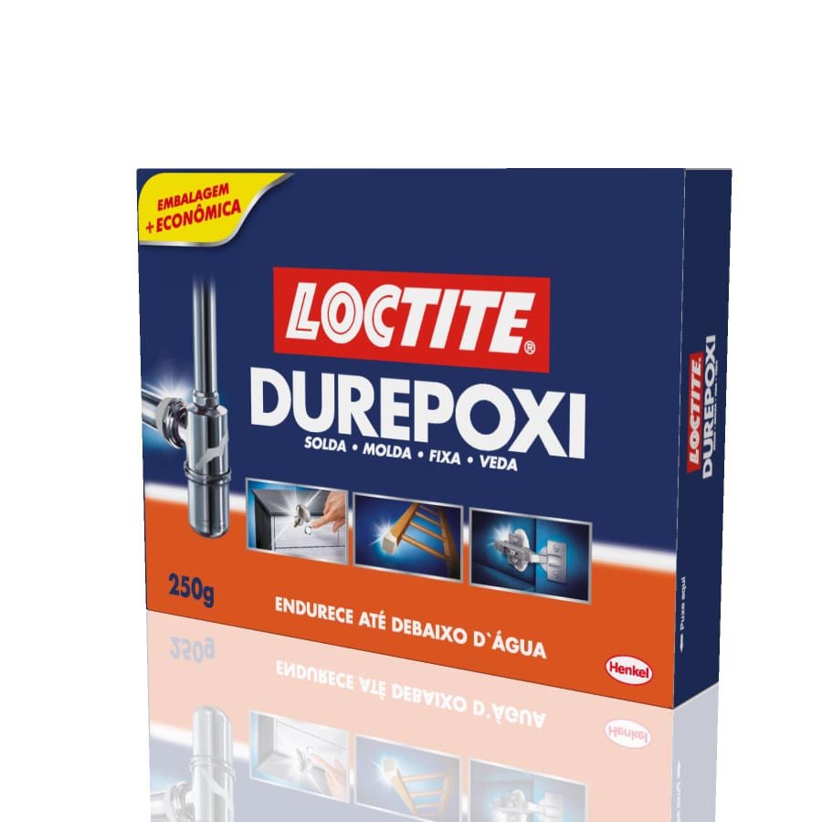 Adesivo Epoxi Loctite Durepoxi 250g Cinza - 1