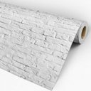Ver imagem 3 de Papel de Parede Adesivo Tijolo Cinza - 036