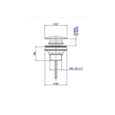 Ver imagem 2 de Valvula de Escoamento Click Dark Antracite P/cuba/lavatorio - Deca Deca Metais