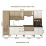 Armário de Cozinha Modulado 6 Peças - 4