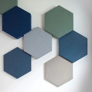 Painel Acústico Hexagonal Bl Acoustic Poliéster 3