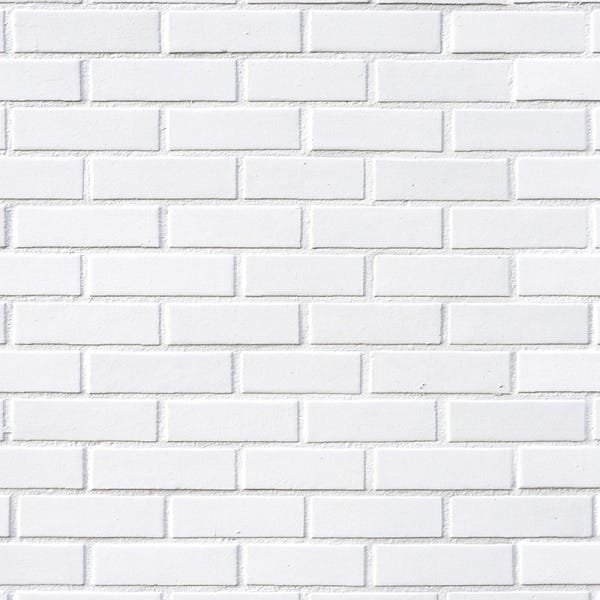 Papel de Parede Adesivo Tijolo Branco - 027 - 2
