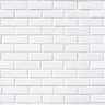 Papel de Parede Adesivo Tijolo Branco - 027 - 2