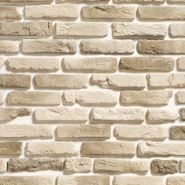 Papel de Parede Adesivo Tijolo Bege - 024 - 2