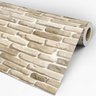 Papel de Parede Adesivo Tijolo Bege - 024 - 3