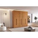 Ver imagem 1 de Guarda Roupa Casal Portugal Cinamomo 6 Portas de Bater 6 Gavetas Cinamomo MDF
