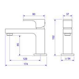 Torneira Misturador Monocomando Deca Unic de Bancada Black Matte - 4