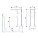 Ver imagem 4 de Torneira Misturador Monocomando Deca Unic de Bancada Black Matte