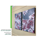 Ver imagem 6 de Kit 2 Quadros Cerejeira em Flor 50x70cm Decorativos